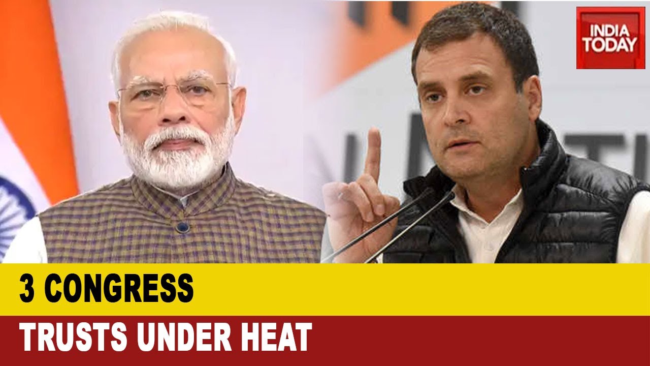 Gandhi Trust Probe : Rahul Gandhi Vs Modi Government On Gandhi Trusts