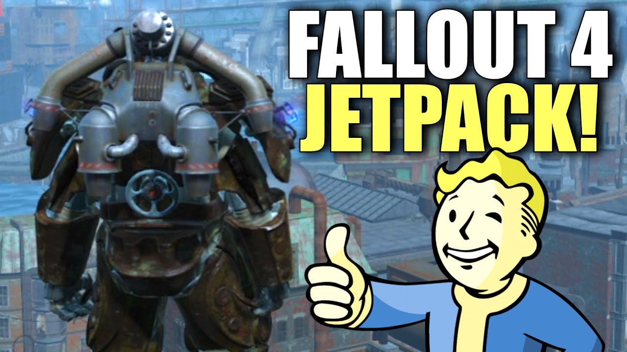 Реактивный ранец Fallout 4 — это просто СУПЕР! Как получить, улучшить и советы (Силовая броня Fal...