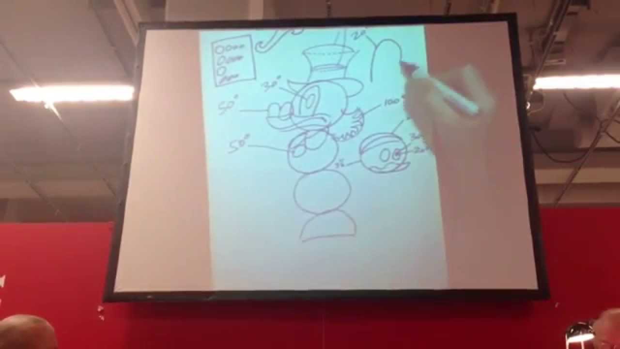 Don Rosa Drawing Scrooge McDuck