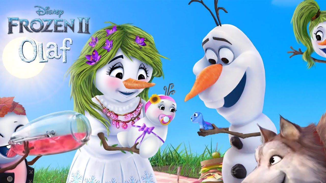Frozen 2: Olaf and Samantha have a baby! And it's summer ❄️✨ Olaf's Frozen Adventure 2 | Alice Edit!