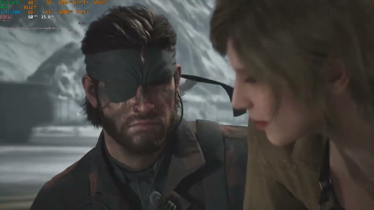Metal Gear Solid Δ  Snake Eater - Rtx 5070 Intel I5 11400F DLSS 2K  Max Settings