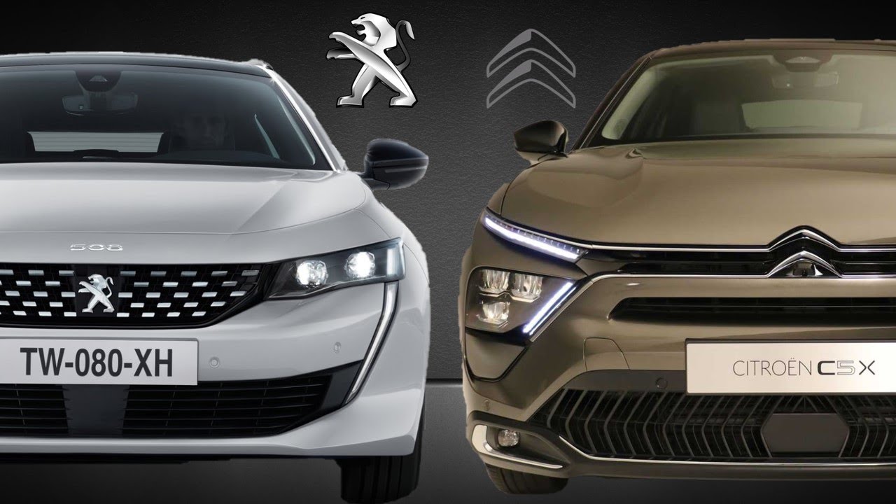 2021 New Citroën C5 X vs Peugeot 508 | Visual Comparison