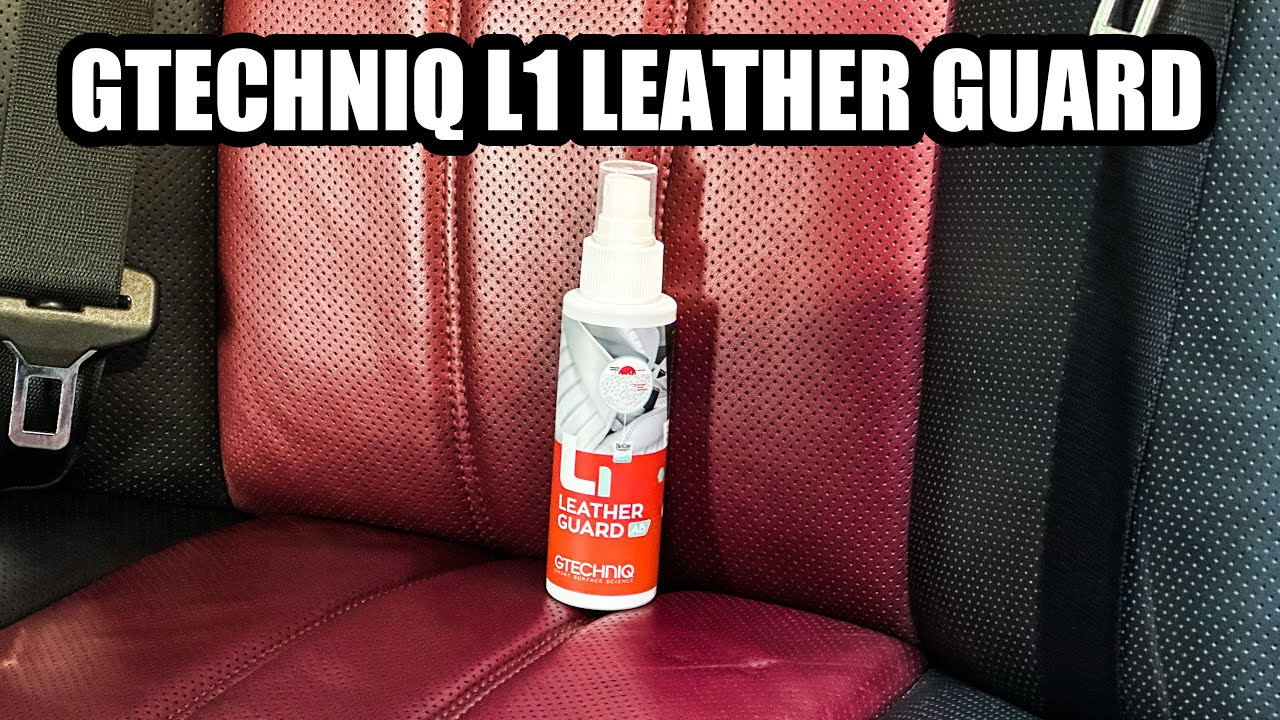 Gtechniq L1 Leather Guard on Old Mercedes Leather