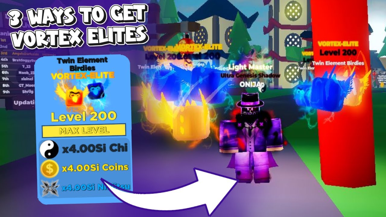 3 простых способа получить элитных воинов Вортекса в Ninja Legends