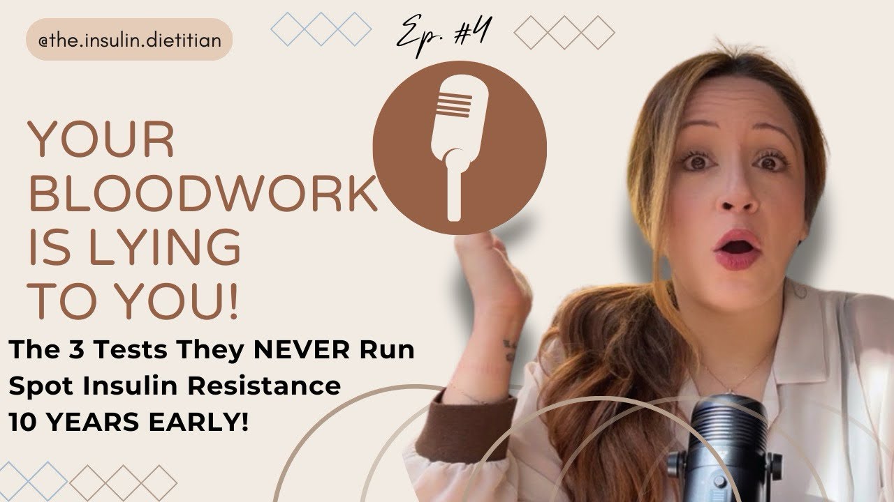 Your Bloodwork Is Lying To You! : The 3 Tests They NEVER Run Spot Insulin Resistance 10 YEARS EARLY!