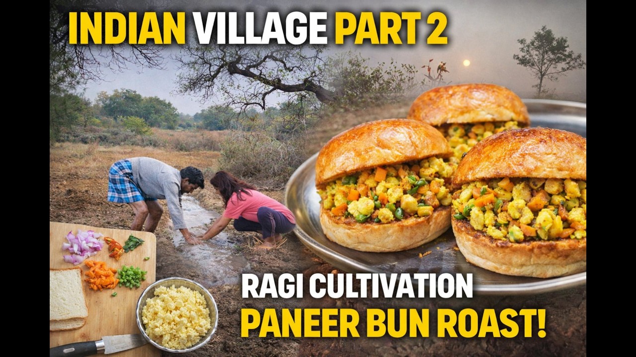 Indian village ragi cultivation process days 