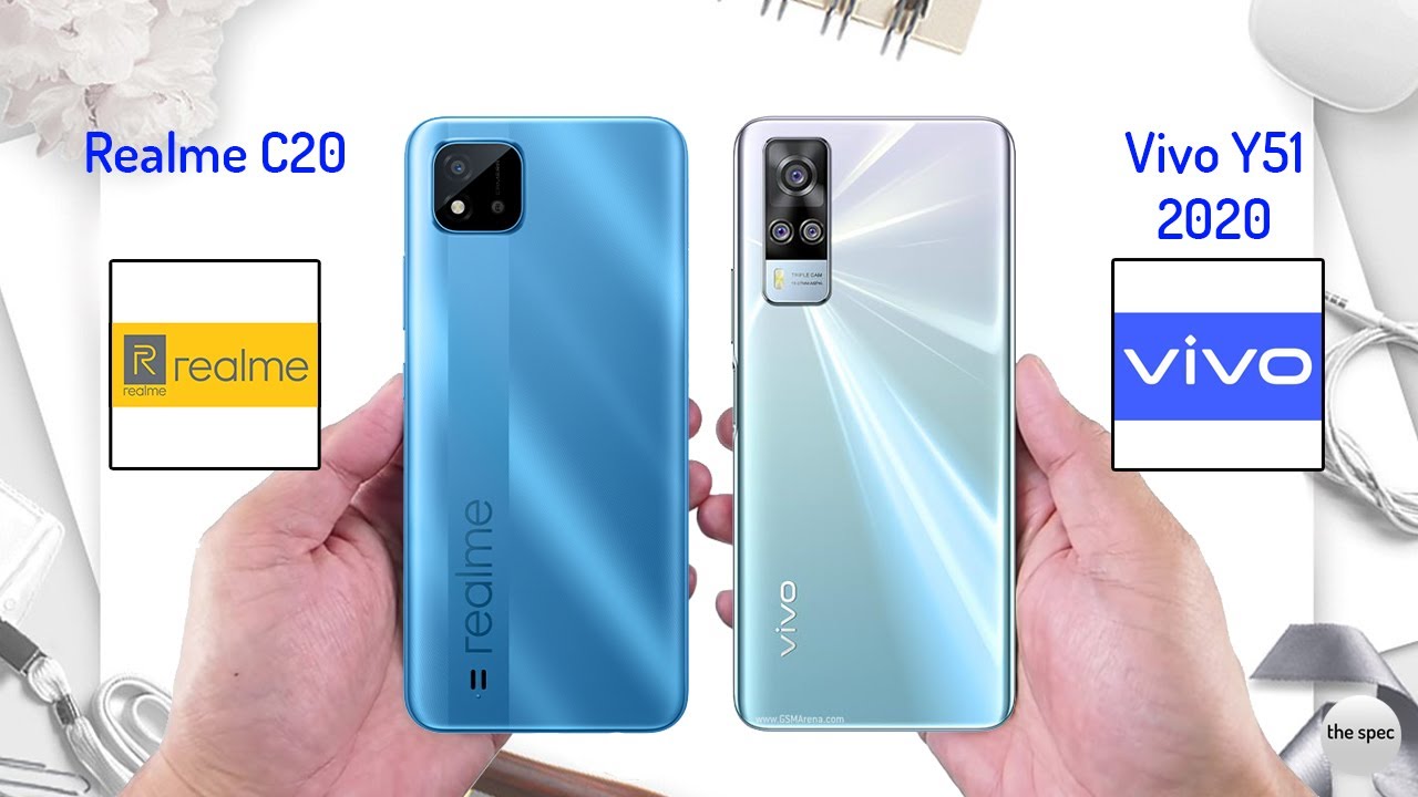 Realme C20 vs Vivo Y51 (2020) | Full Specifications Comparison