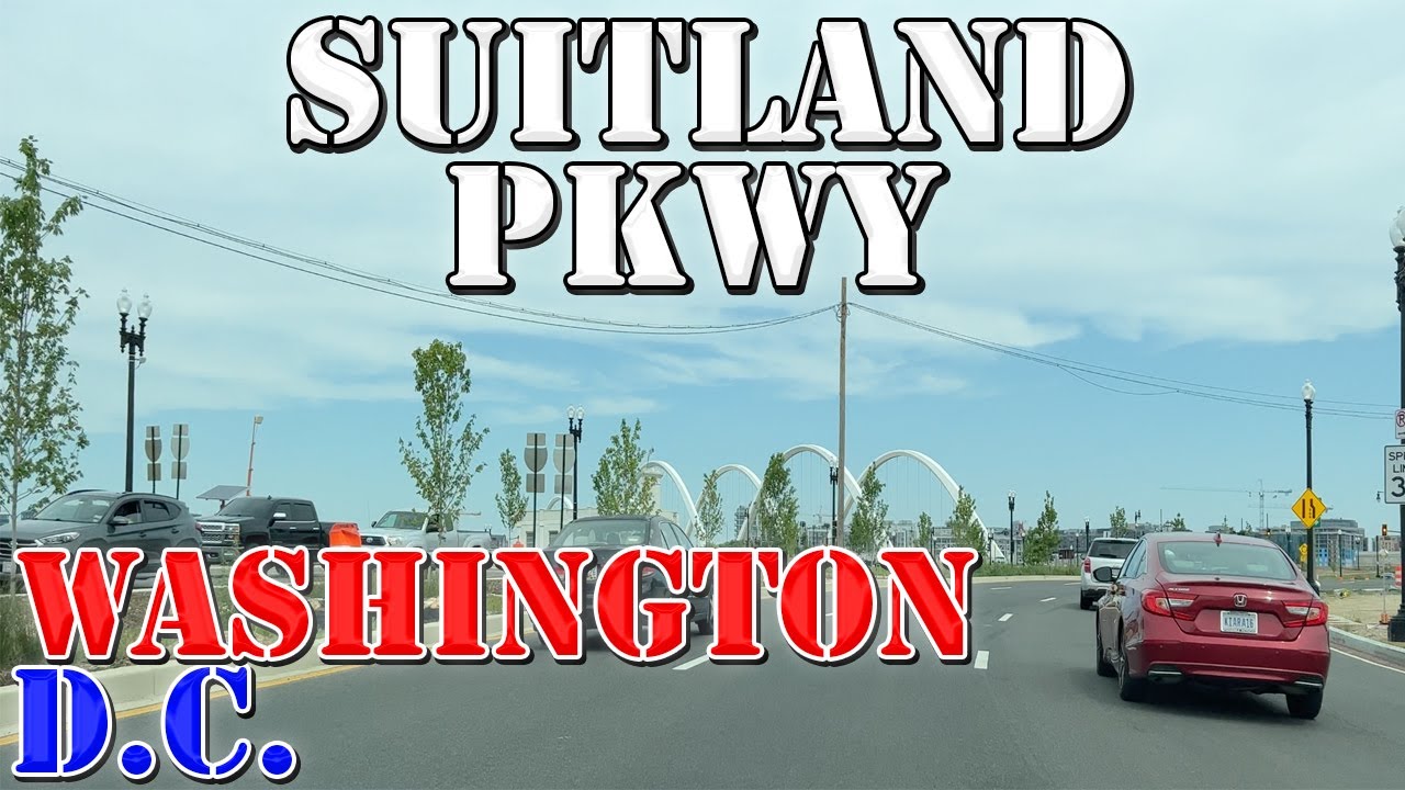 Suitland Parkway - Washington DC - 4K Highway Drive