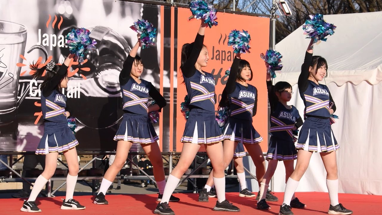 チアダンス　キッズダンス　飛鳥ダンススクール ＃12　Japan Hot Cocktail Fair 2025 上野公園　２月11日（火）建国記念日