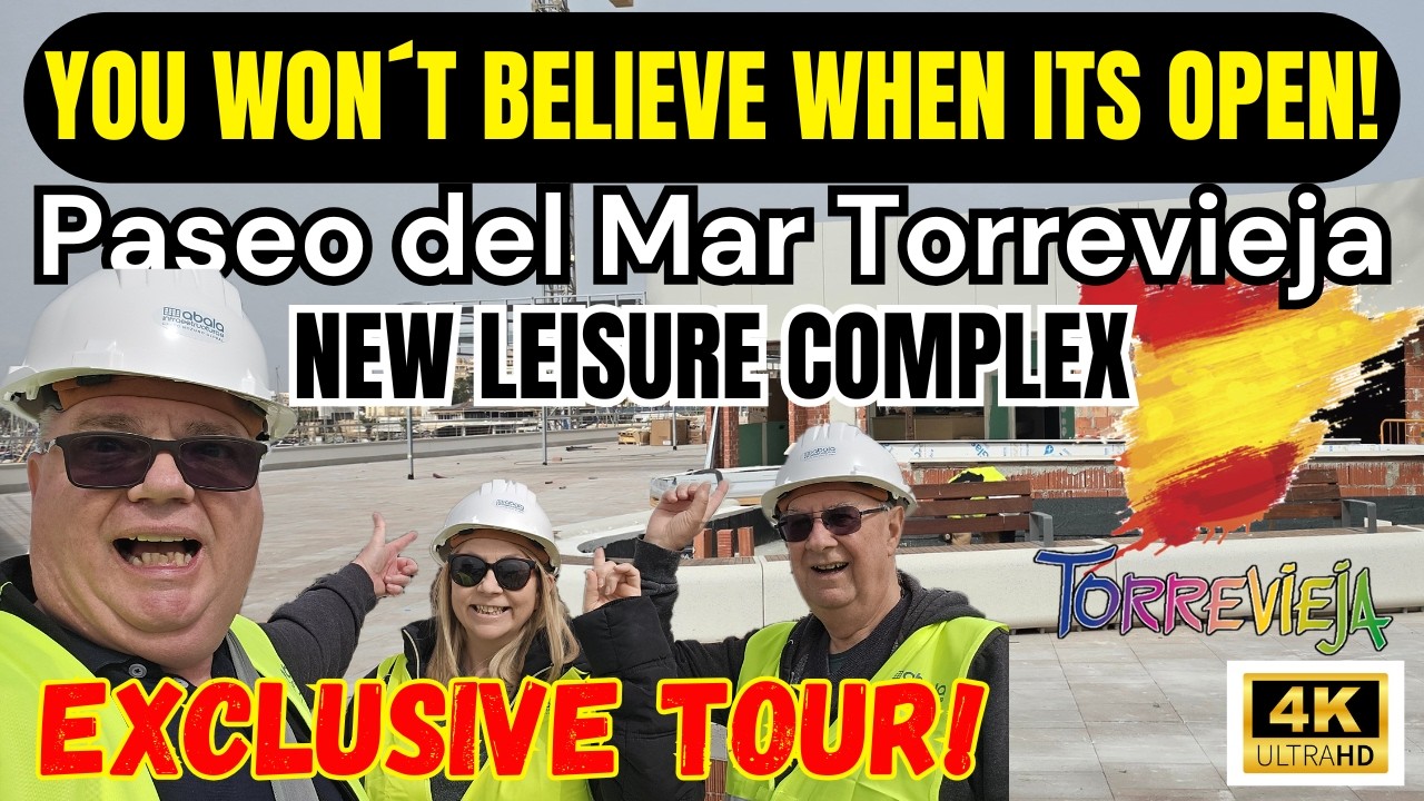 You won´t BELIEVE when this will open! Torrevieja Marina EXCLUSIVE Paseo del Mar INSIDE TOUR