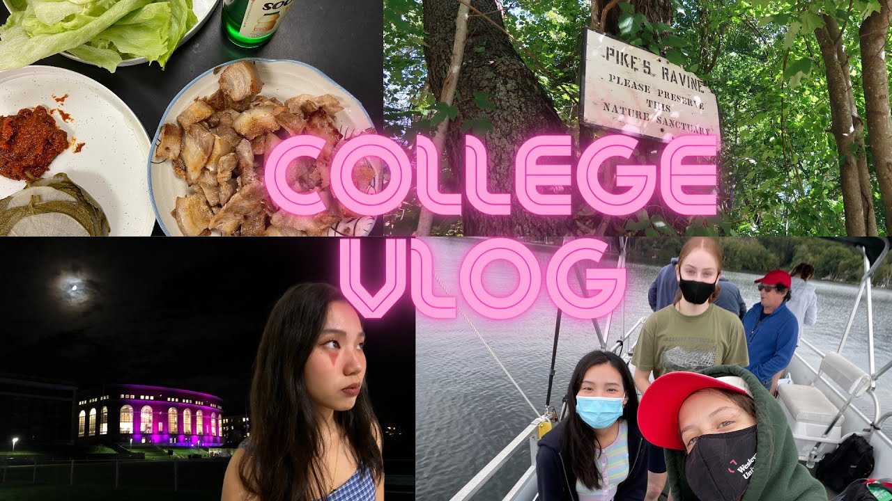 Vlog | Wesleyan Uni Life | Halloween Party; Lake Trip; Cooking; Dorm Karaoke
