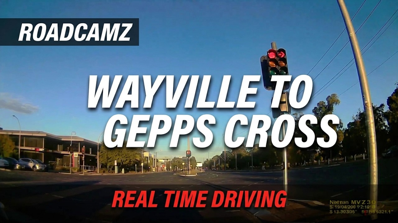 Realtime Driving Wayville to Gepps Cross