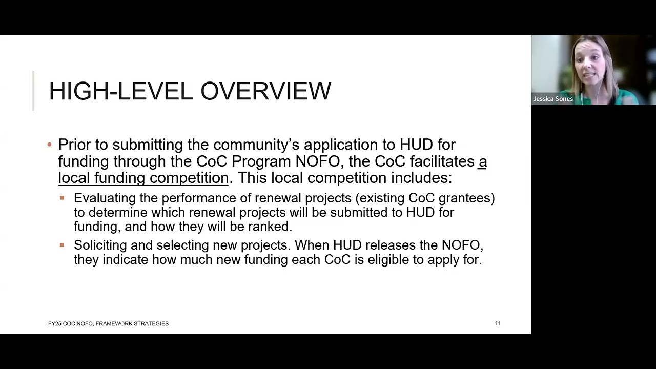 FY2025 CoC Competition Informational Webinar