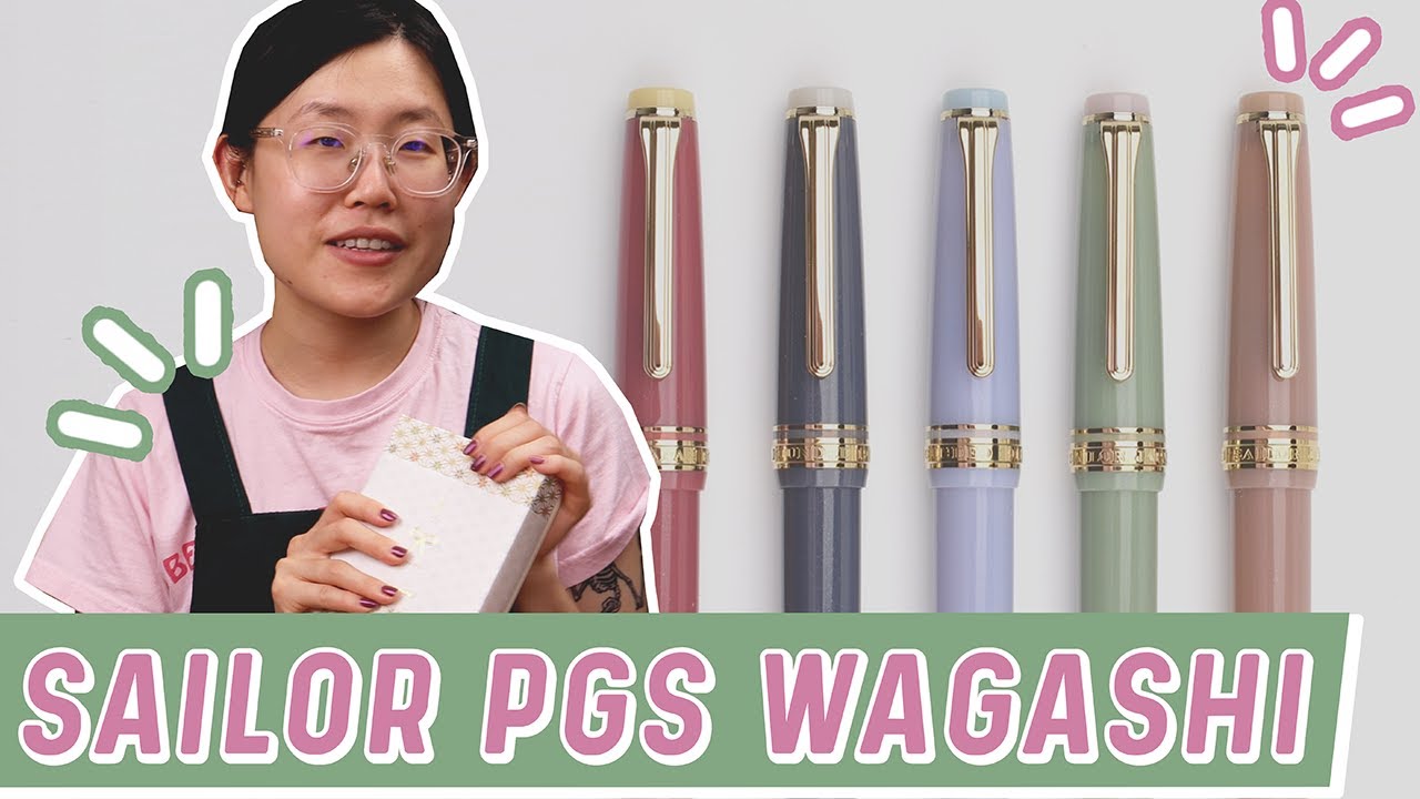 Unboxing the Sailor Pro Gear Slim Wagashi (Japanese Sweets)