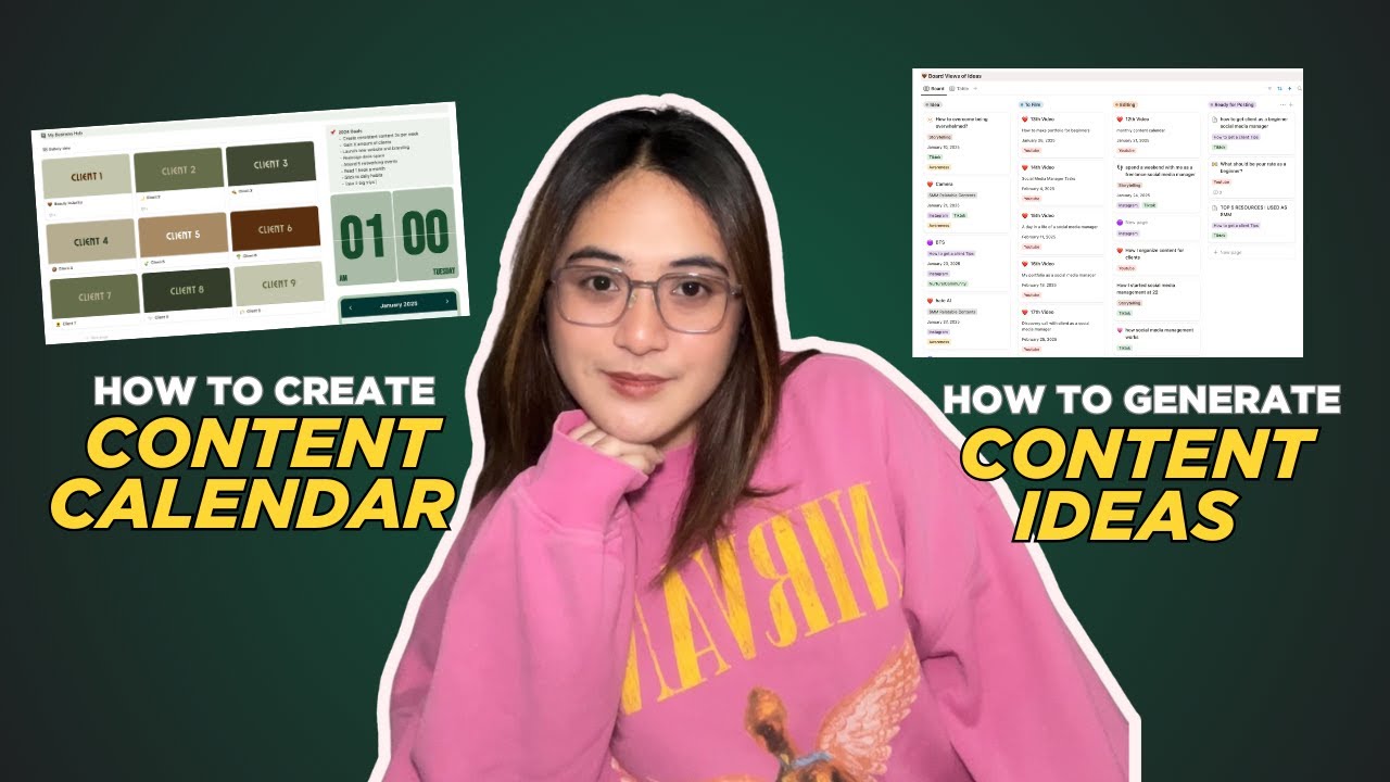 How to Create Monthly Content Calendar & Generate Content Ideas as a Social Media Manager