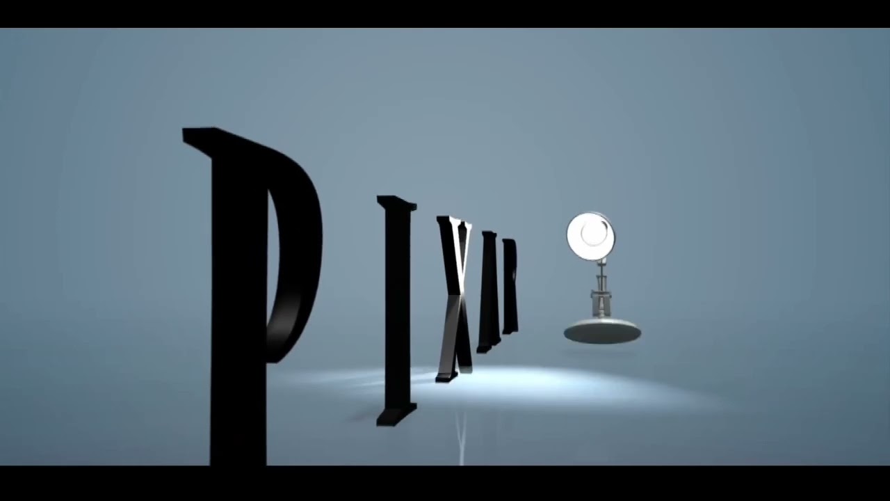 (REUPLOADED) Pixar logo history