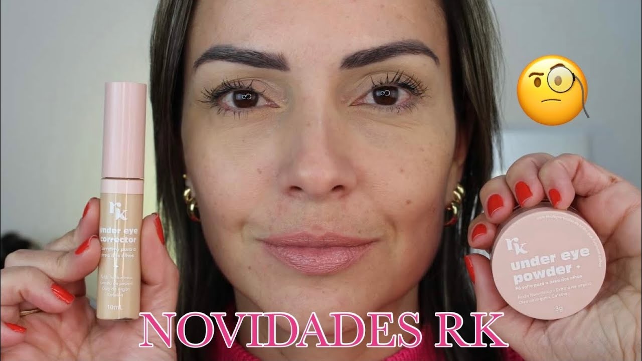 CORRETIVO E PÓ UNDER EYE RK BY KISS - bons?!