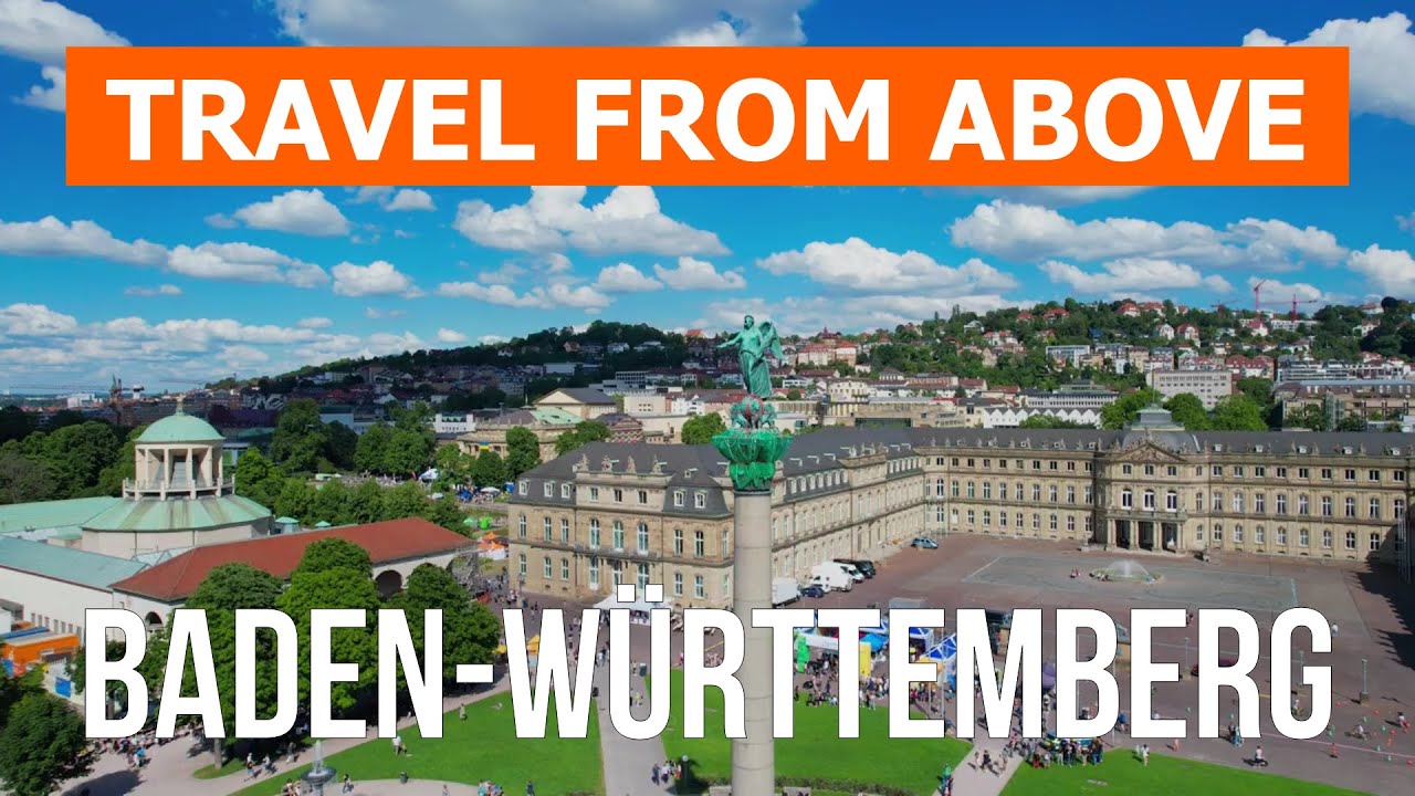 Federal state of Baden-W&uuml;rttemberg from above | Drone video in 4k | Germany from the air