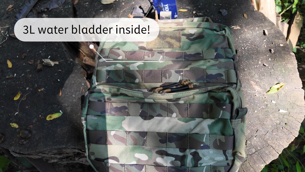 Votagoo Gear 3L Tactical Molle Hydration Pack - innovative design!