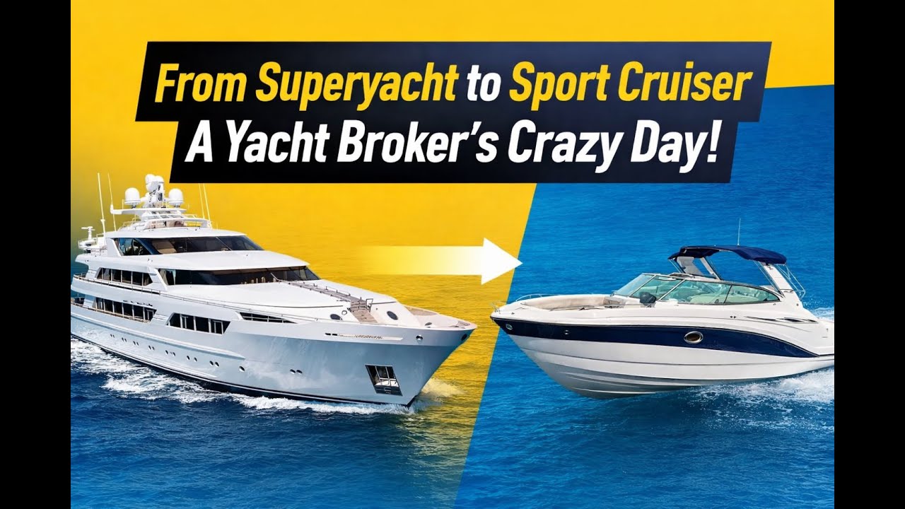 Yacht Broker 101: From a 106&rsquo; Westport to a Sport Cruiser in One Day