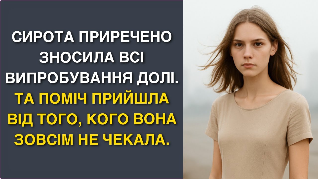 Сирота приречено зносила всі випробування долі. Та поміч прийшла від того, кого вона зовсім не...