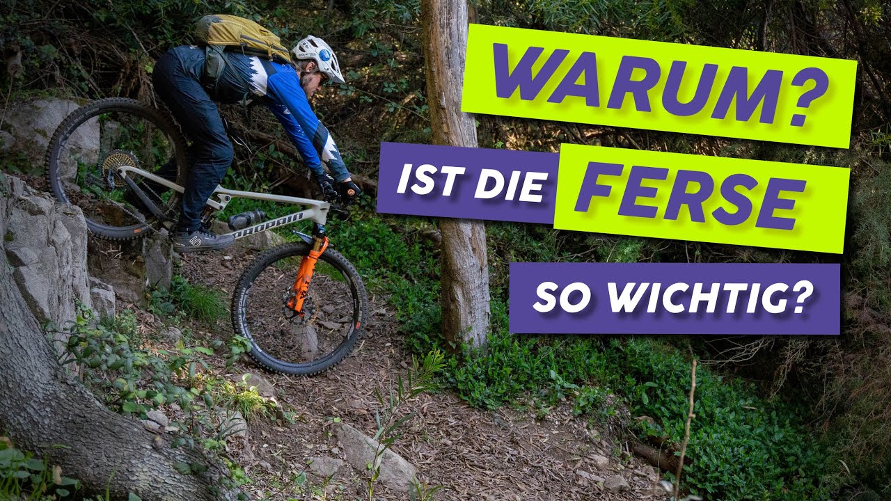 Warum ist die Ferse so wichtig? | 3 Tipps im Steinfeld | MTB Fahrtechnik Tutorial