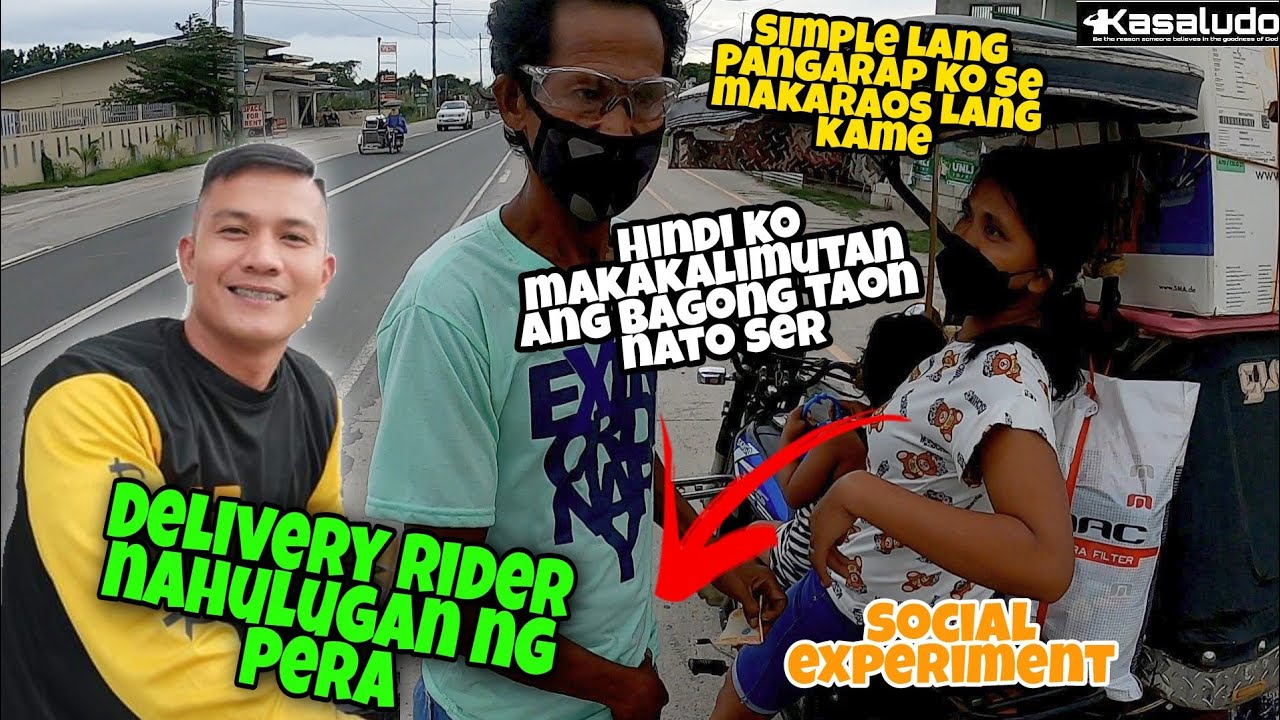 Delivery Rider social experiment| Kung anong ibigay ng Panginoon tatanggapin ko ser