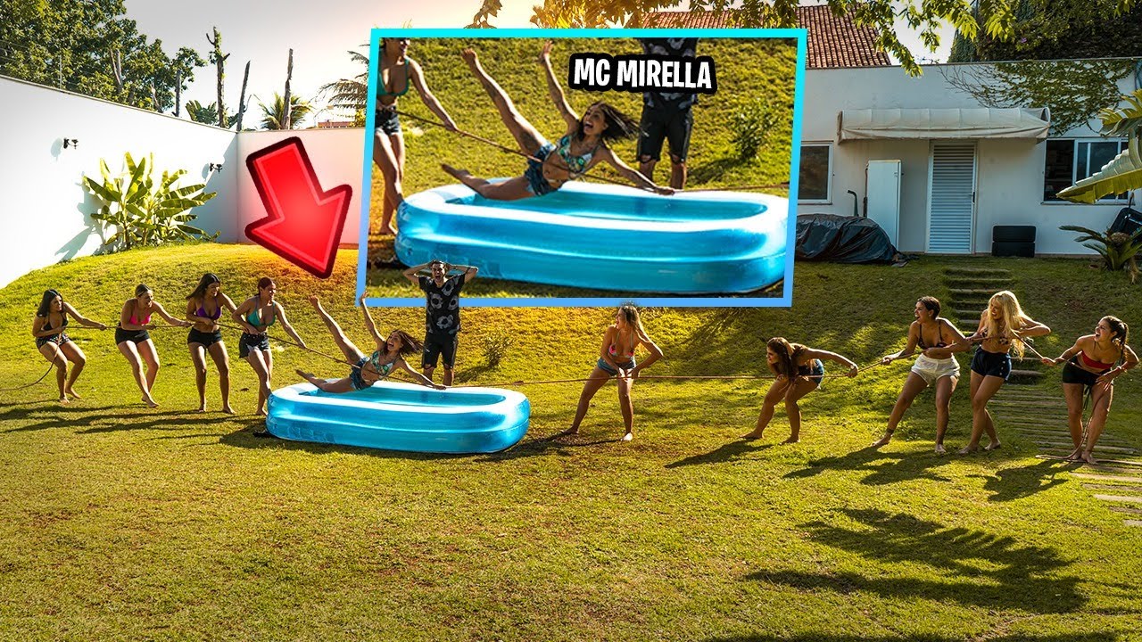 ERA PARA TER SIDO UM CABO DE GUERRA NA PISCINA MAS DEU MUITO RUIM! (ADR VS REALITY) [ REZENDE EVIL ]