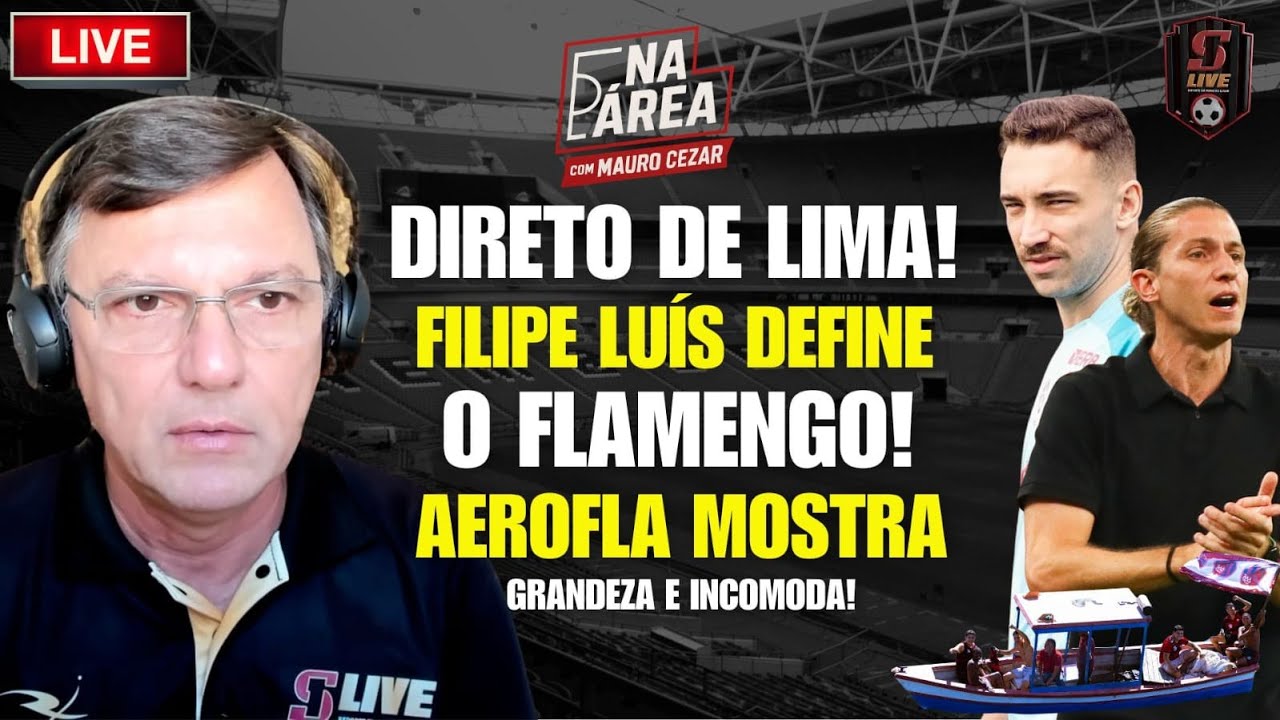 DIRETO DE LIMA! FILIPE LU&Iacute;S DEFINE O FLA! AEROFLA INCOMODA? | DEBATE AO VIVO COM MAURO CEZAR #236