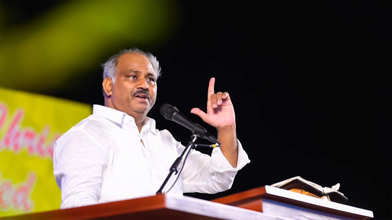ఒంగోలు మహా సభలలో పాస్టర్.జాన్ వెస్లీ గారి వర్తమానము @HOSANNAMINISTRIESRJY