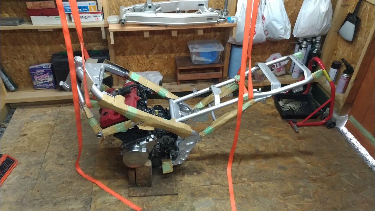 バイクの組み立て開始【Bandit250 GJ77A】