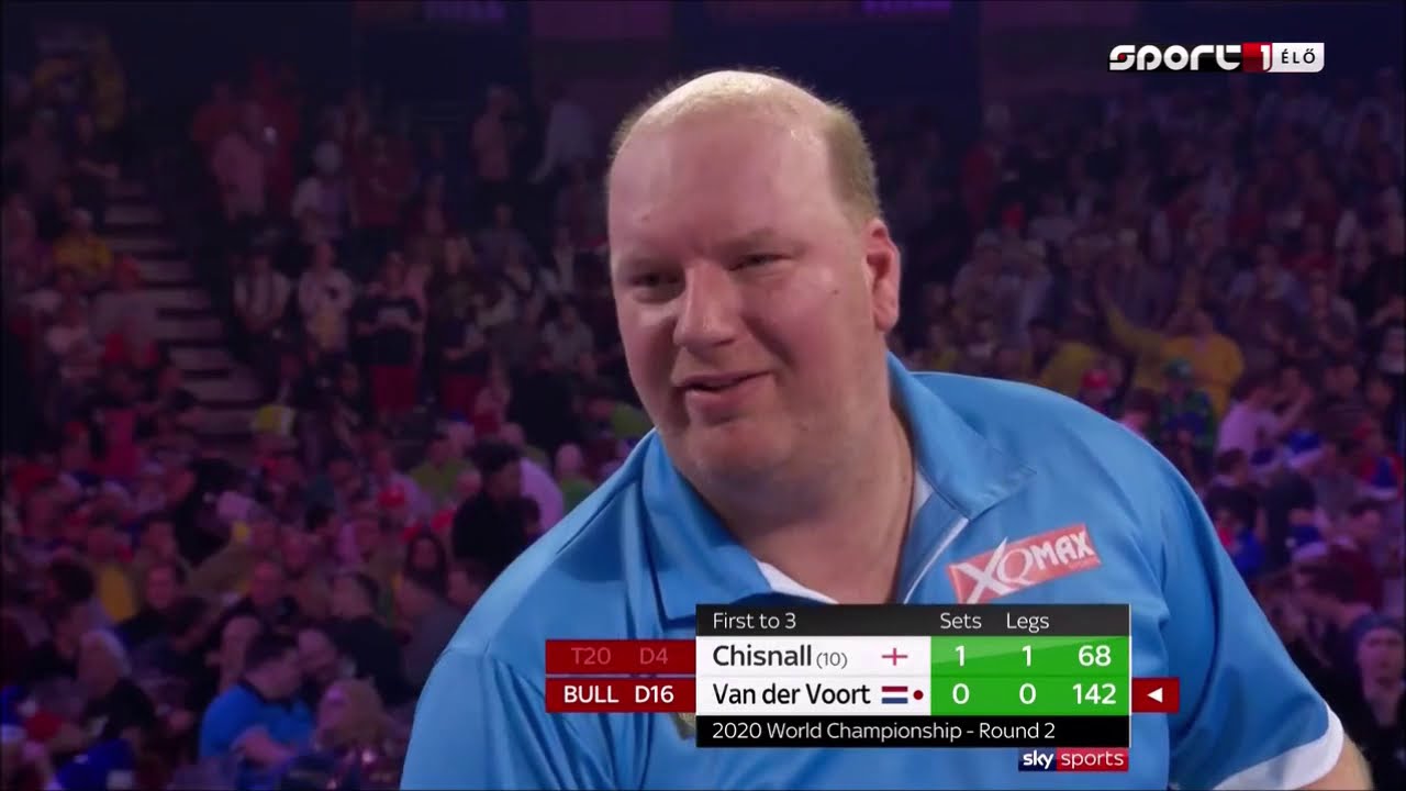 47) Dave Chisnall vs Vincent van der Voort 2020 PDC World Darts Championship 2019.12.19 Round 2