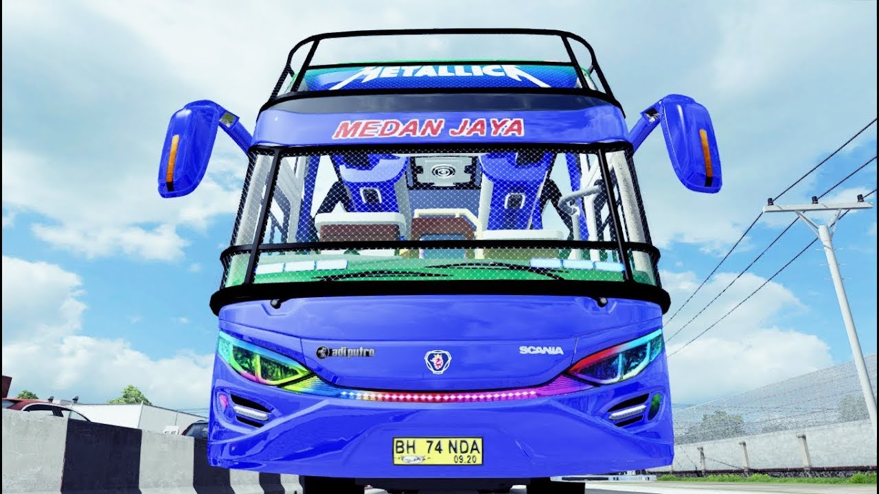 BUS MEDAN JAYA, BUS SUPER CEPAT ASLI SUMATRA #ETS2MODINDONESIA