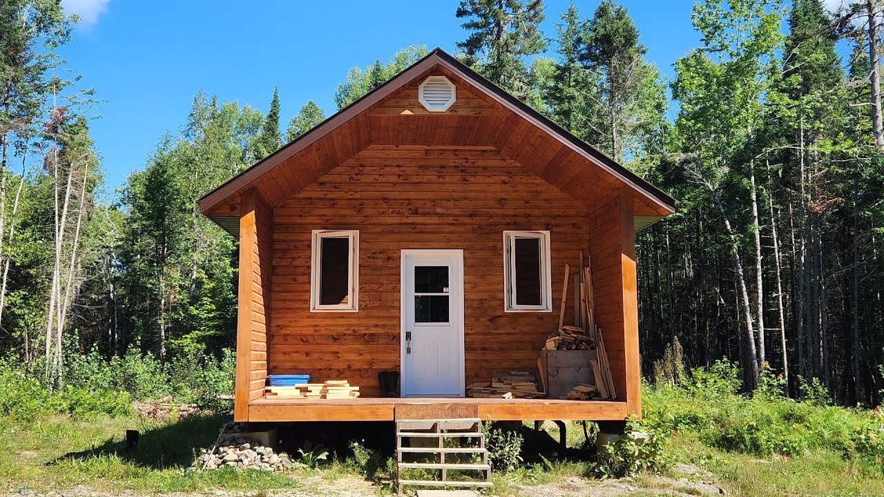 Building Our Off Grid Cabin In The Woods...Kitchen Complete