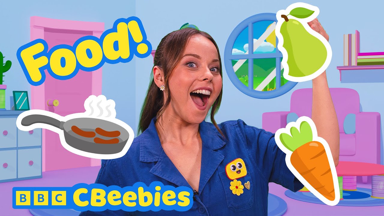 Time to Play Food 🥕🍽️ | CBeebies House Fun with Evie and Friends 🌈✨