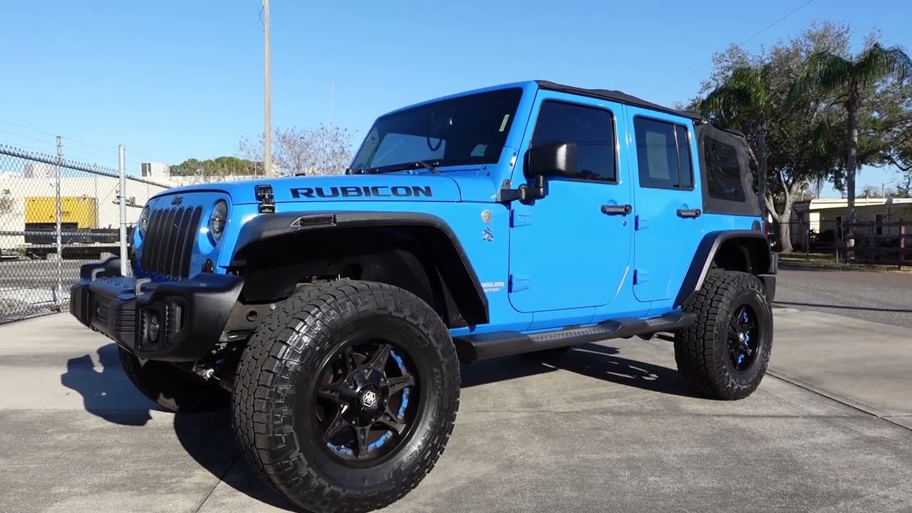2011 Jeep Wrangler Rubicon Unlimited 4X4 One Owner Meticulous Motors Inc Florida For Sale