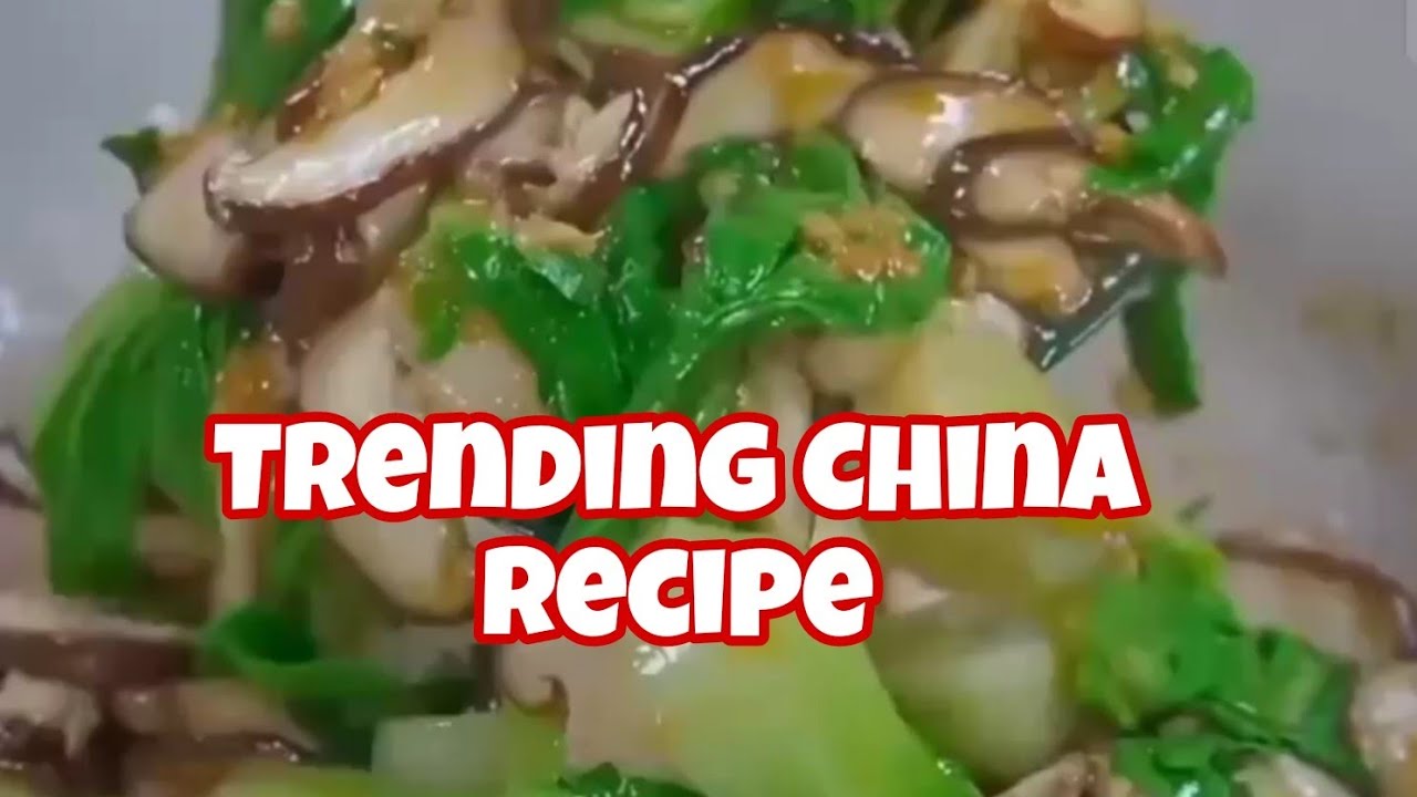 Trending China recipe #Bok choy mushrooms stir fry #shortvideo