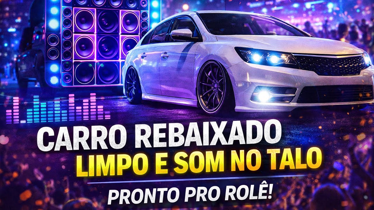 Carro Rebaixado, Limpo e Som No Talo 