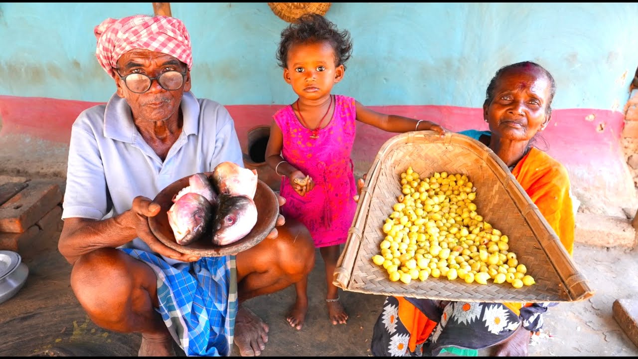 MAHUYA WINE FLOWER CURRY | tribal village style ruhi fish head with mahuya winer flower recipe |