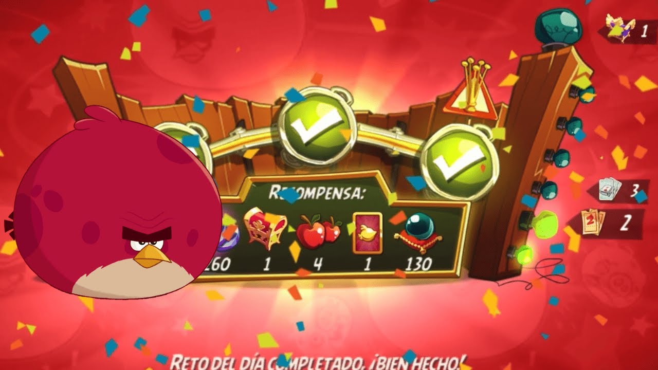 Angry Birds 2 - Daily Challenge (Reto del día) Terence (4-5-6) 18/01/2026