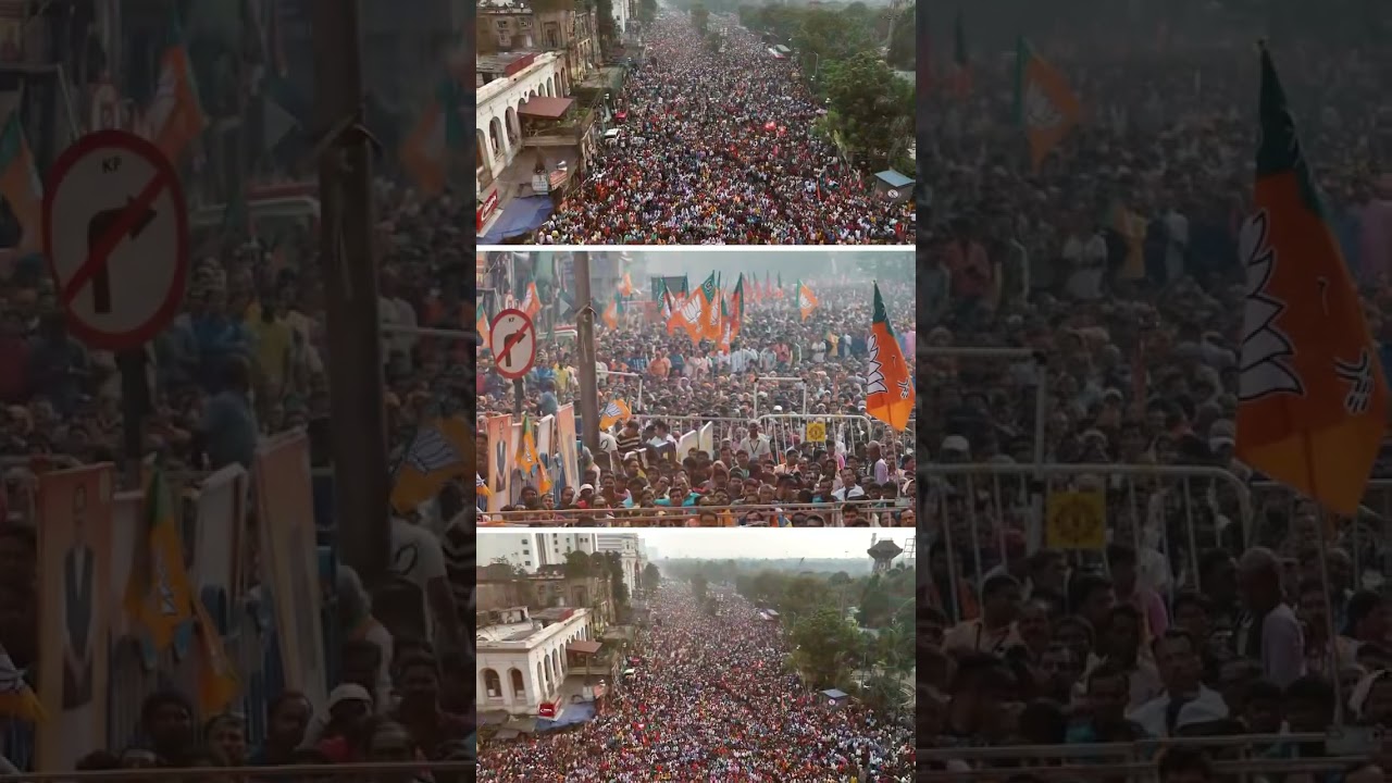 Bengal is yearning for change. Highlights from yesterday&rsquo;s huge rally in Kolkata.