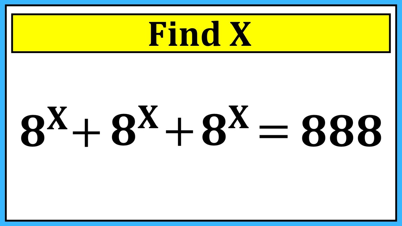 Nice Algebra Math Simplification | Find the Value of X | Algebra