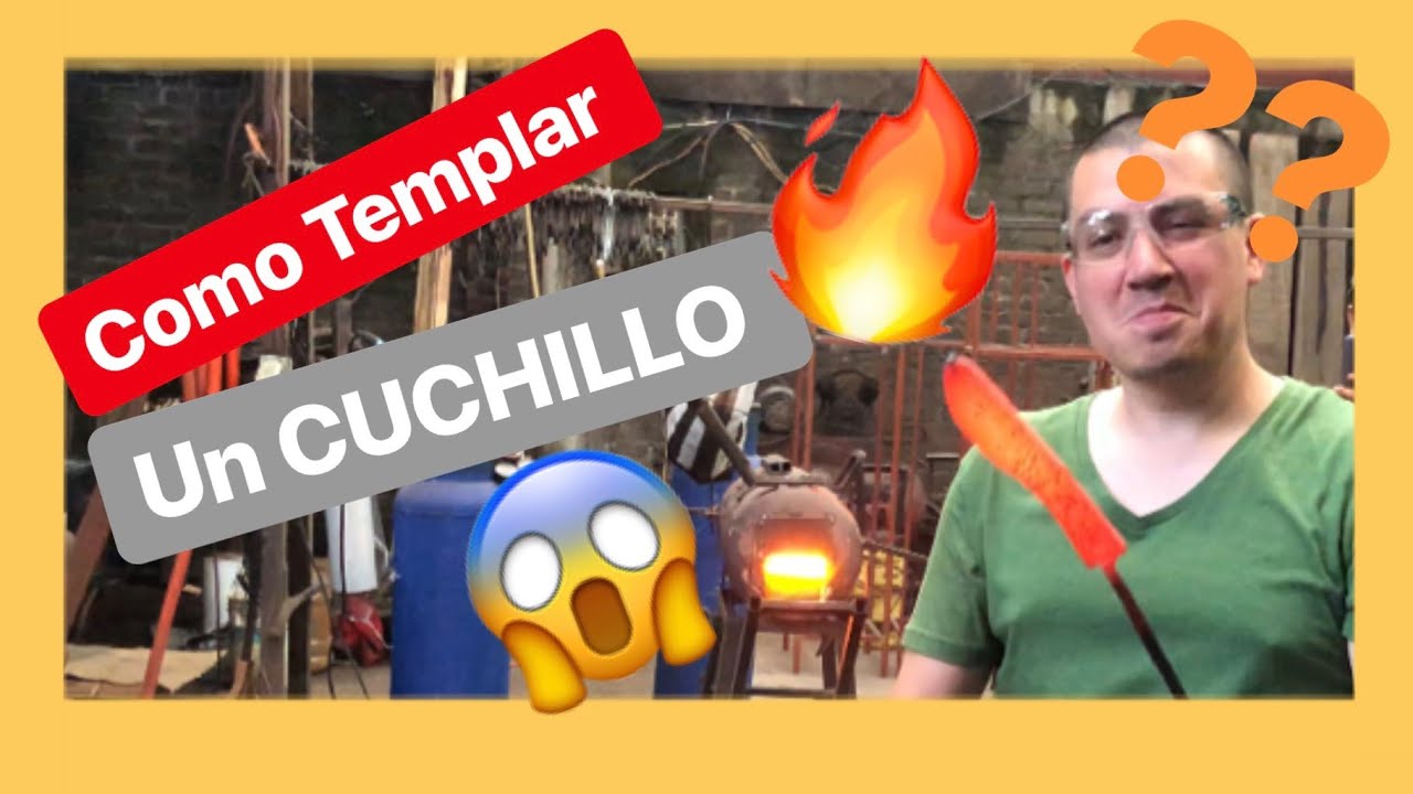 COMO TEMPLAR UN CUCHILLO  💥 Explicado RAPIDO Y FACIL 📣 ( FUNCIONA ) ✅