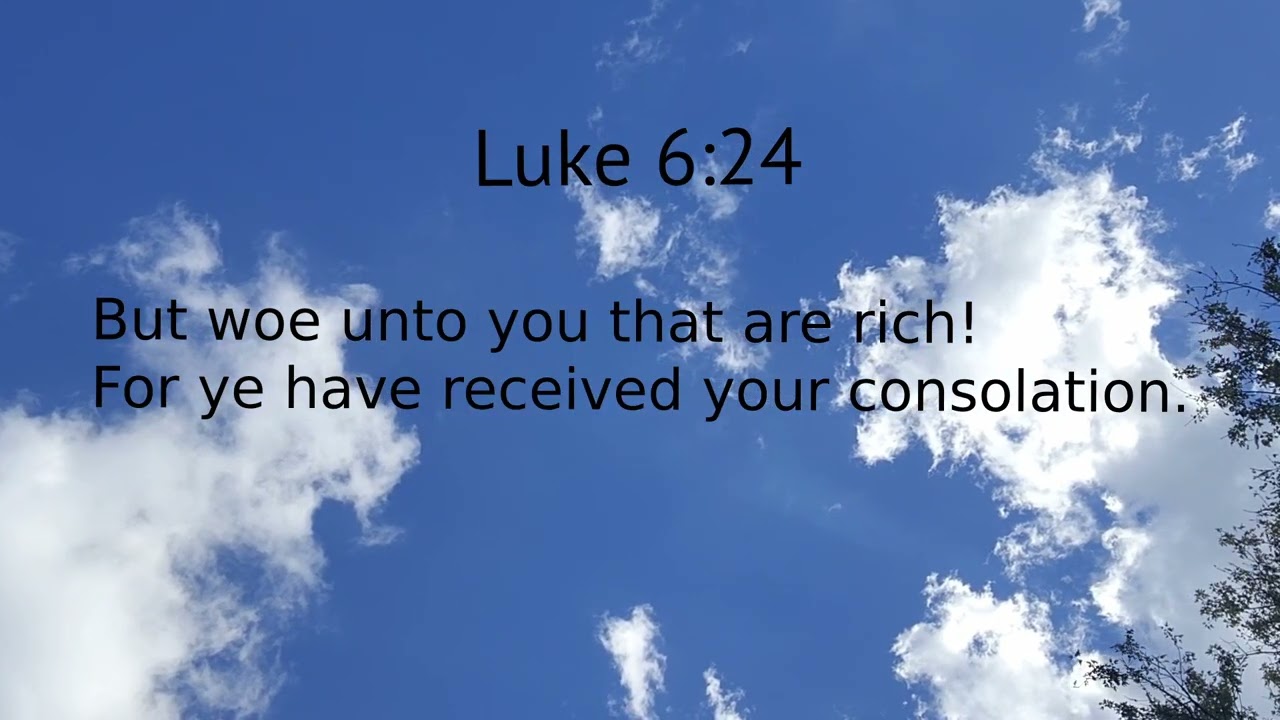 Luke 6:24