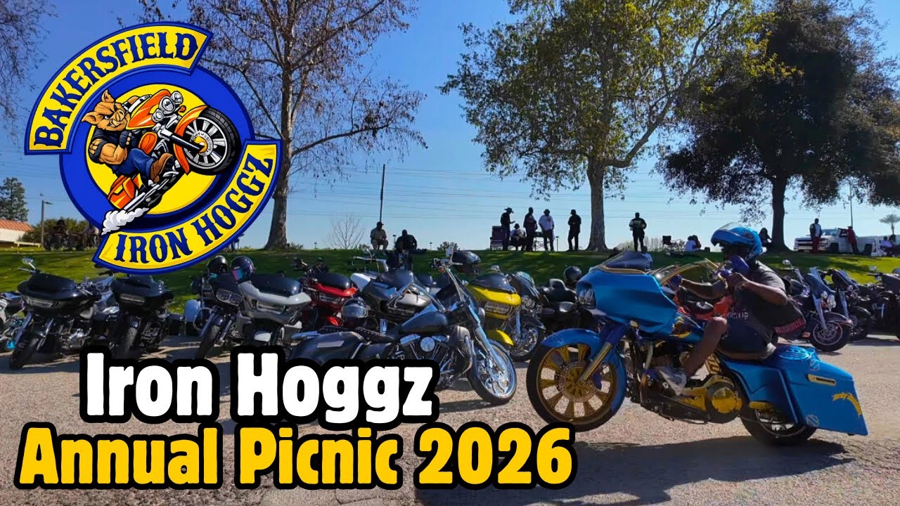 PULLED UP TO THE IRON HOGGZ ANNUAL PICNIC 2026 IN BAKERSFIELD . #harleydavidsonmotorcycles 
