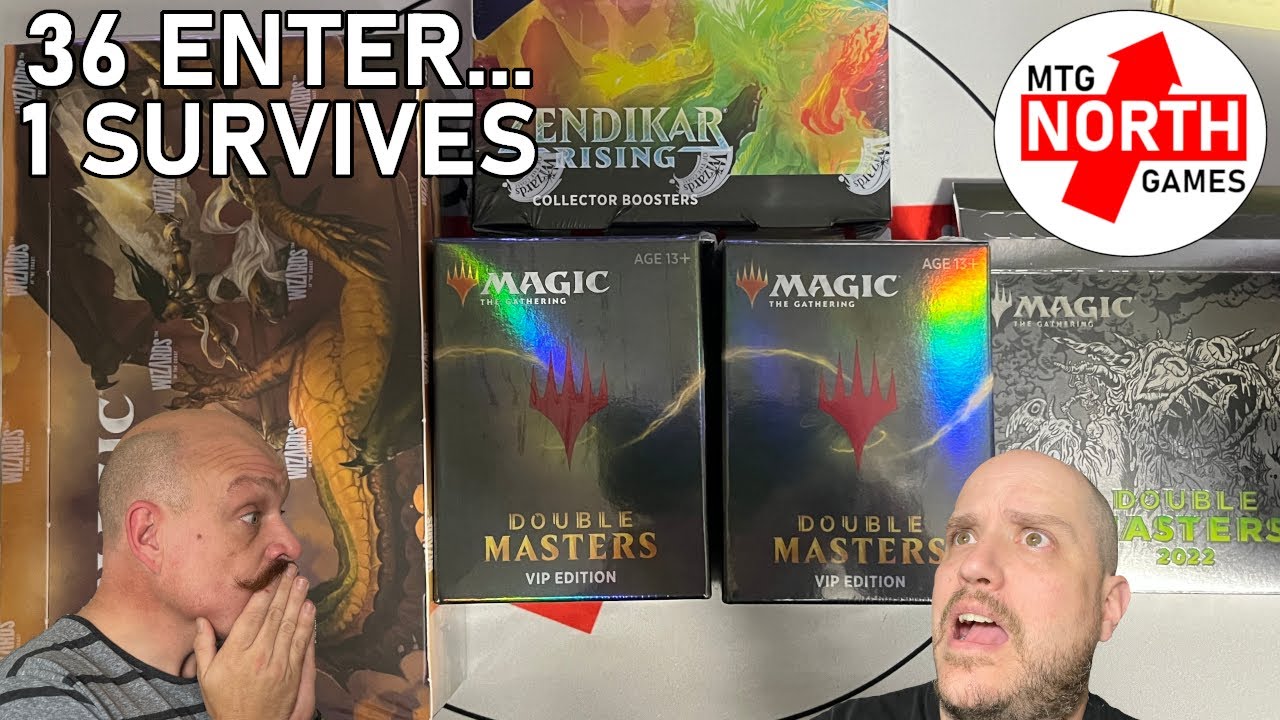 36 Patron MTG Box Opening GAUNTLET! DMR ZNR Double Masters VIP!