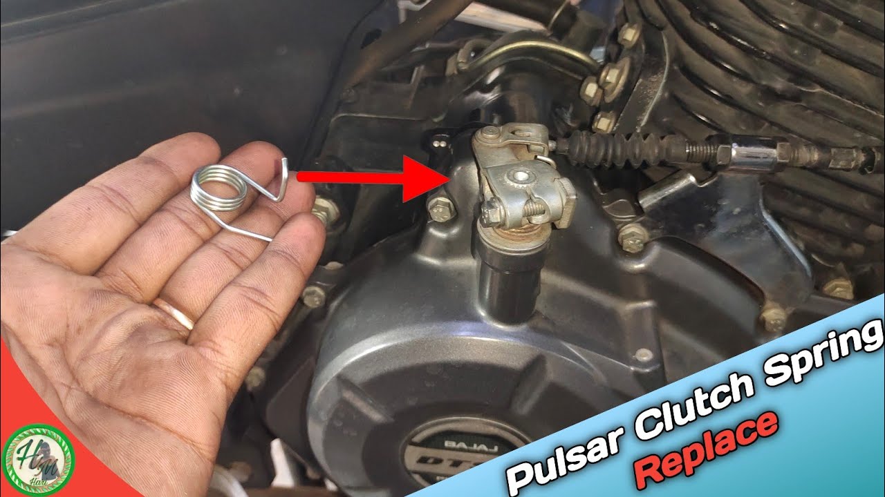 How To Replace Pulsar Clutch Spring In Telugu||Hari Mec