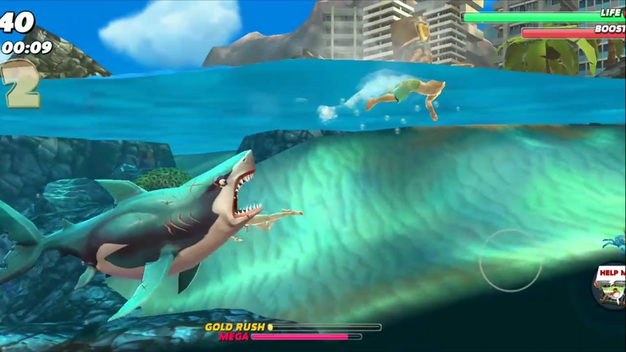 Hungry Shark world Great White|| Game play || Video Game || Android Game || Extreme Gamer Sk