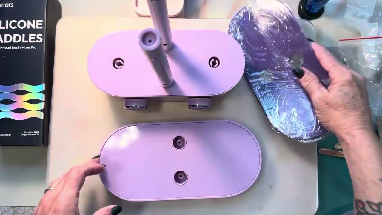 Resiners Upgraded Dual-Head Resin Mixer unboxing @Resinersofficial 
