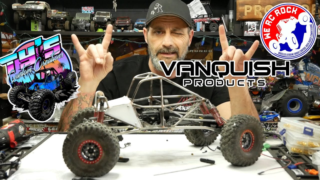 ULTIMATE RC WE ROCK Buggy Build - PART 2 - TY's Custom Creations - Vanquish VRD Carbon Crawler